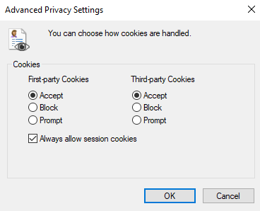 how to enable cookies in internet explorer